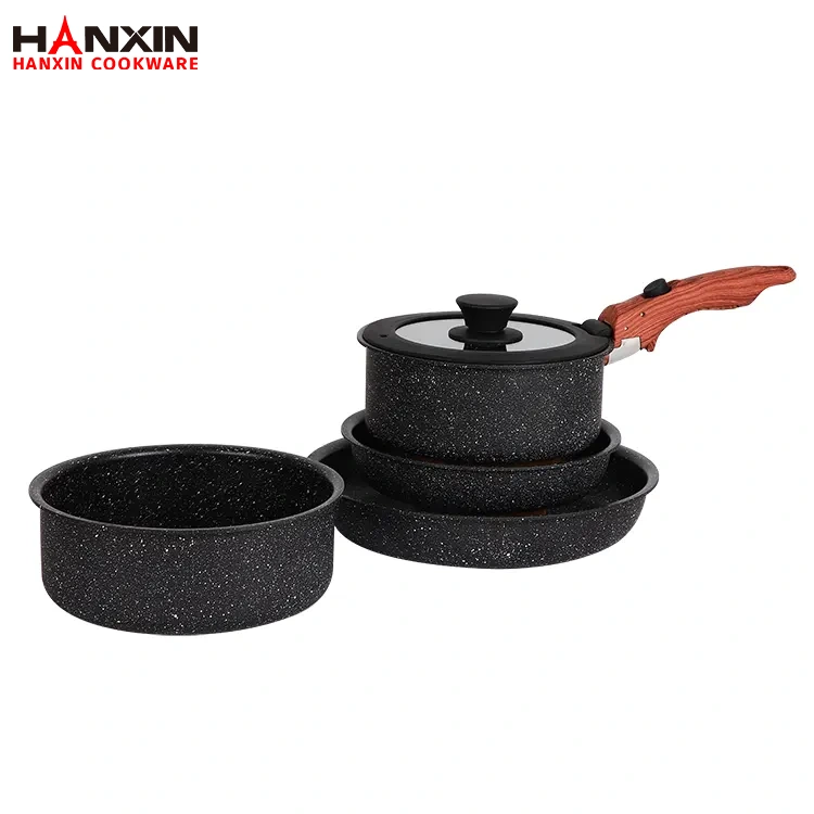 Набір кухонного посуду з алюмінієвим антипригарним CD дном